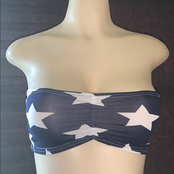 [FINAL PRICE] 🍃 red white blue Patriotic tube top - Picture 10 of 11